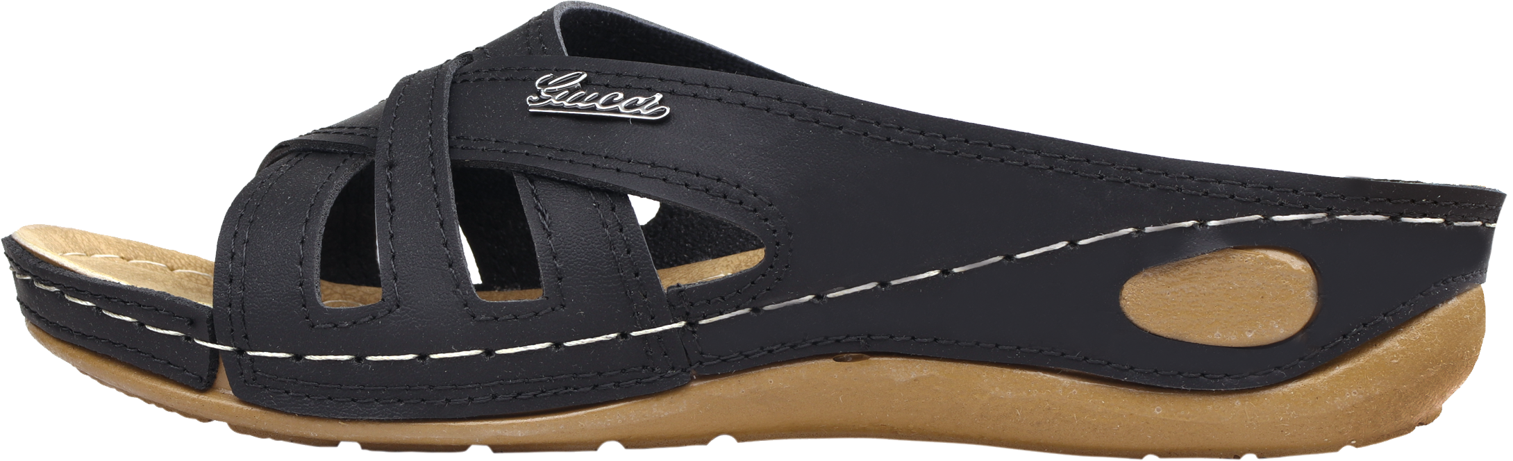 دمپایی راحتی زنانه سارینا مدل پرستو کد 01 رنگ مشکی